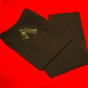 Rafaella Women’s NWT Size 10 Modern Fit Wide Leg Pants in Black